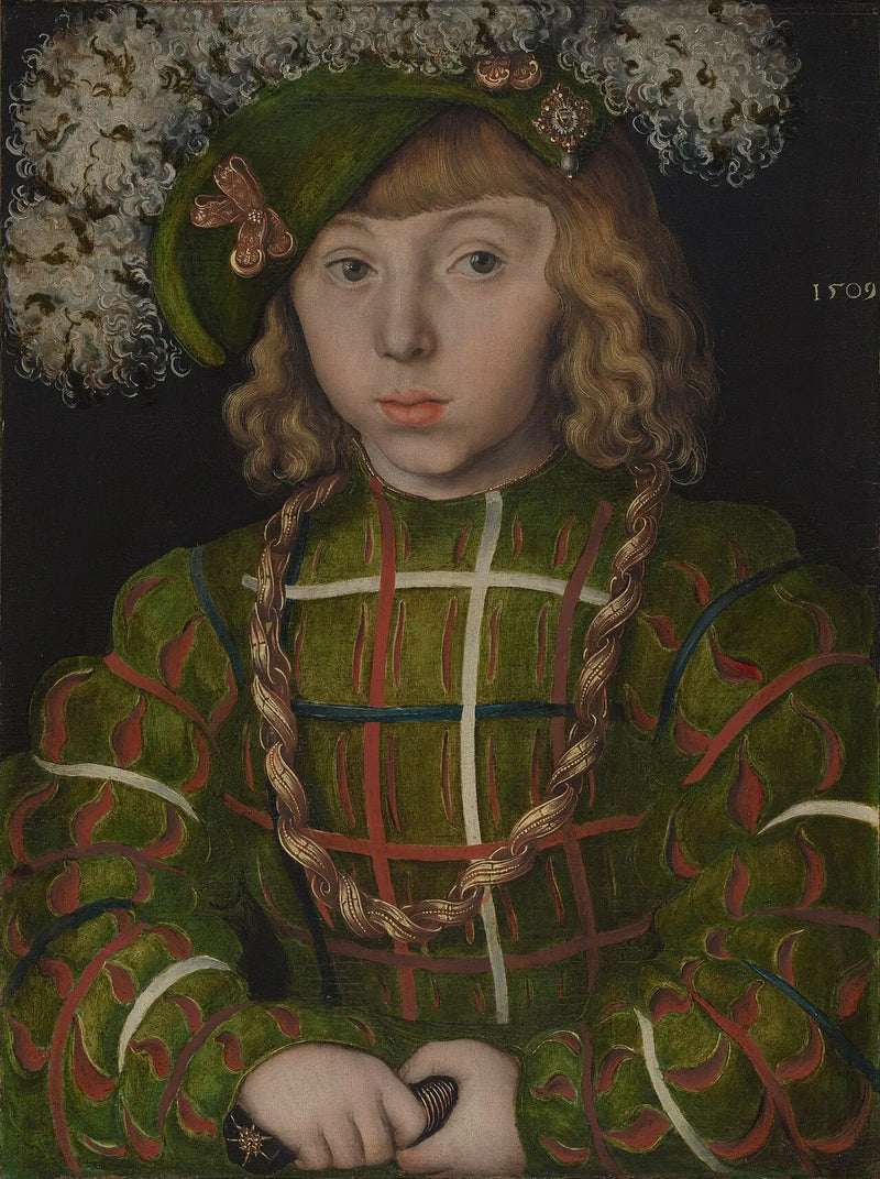 Portret Jeana-Fryderyka I z Saksonii - Lucas Cranach Starszy