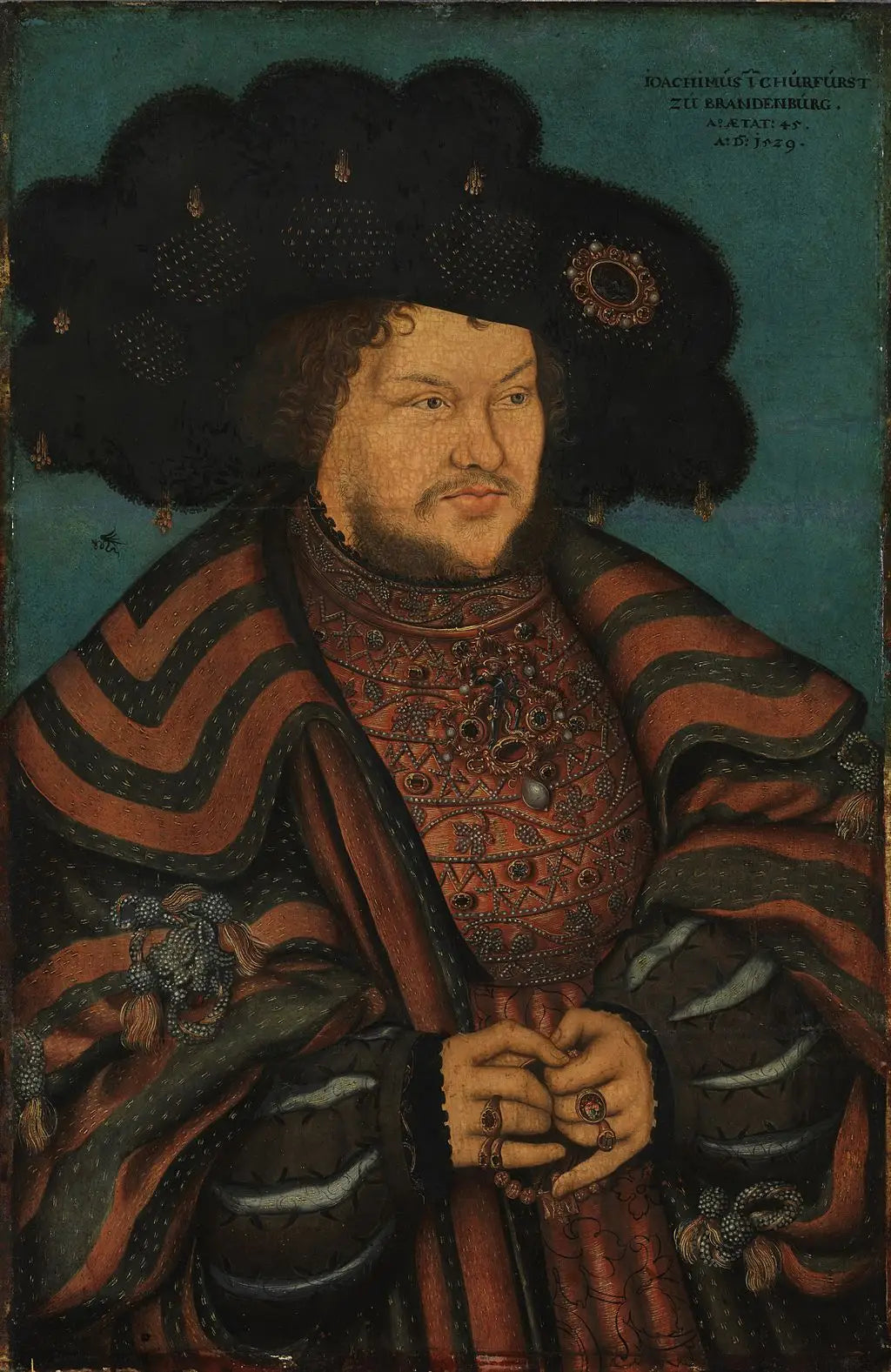 Portrait de Joachim I. Nestor électeur de Brandebourg - Lucas Cranach the Elder - Alpha Reproduction