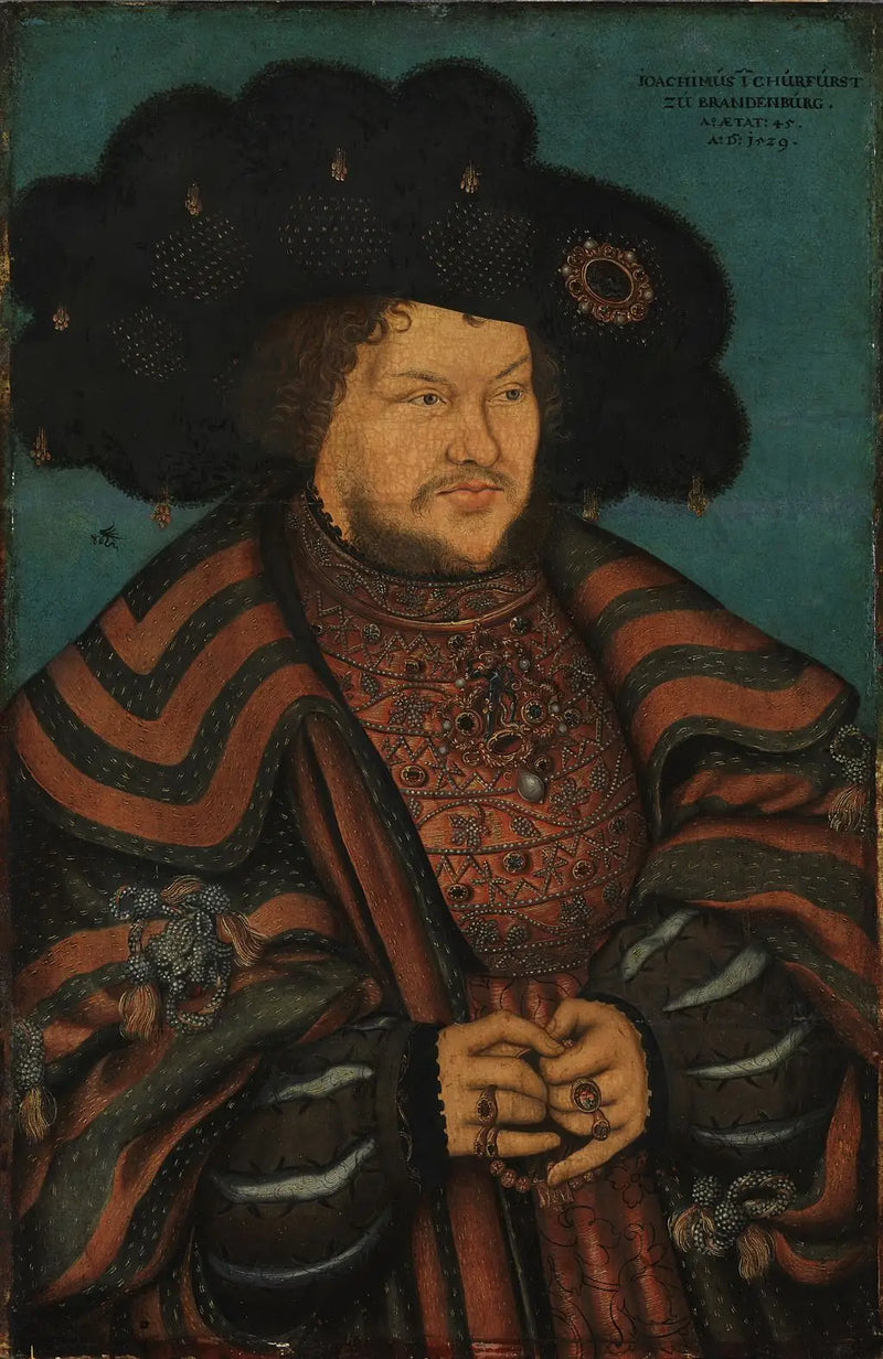 Portret Joachima I. Nestor, elektor brandenburski - Lucas Cranach Starszy