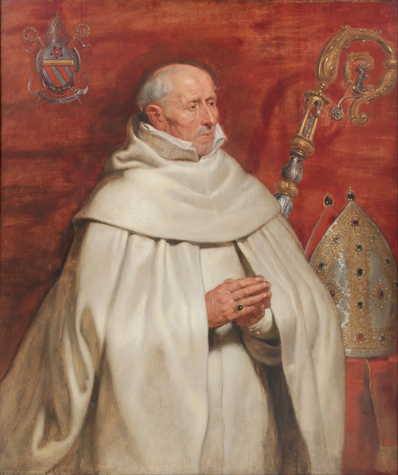 Portret Matthaeus Yrsselius (1541-1629), opat opactwa Saint-Michel w Antwerpii - Peter Paul Rubens
