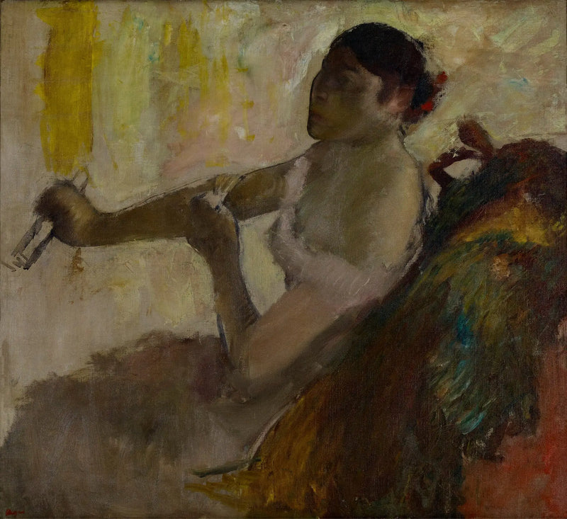 Portret Mlle Rose Caron - Edgar Degas