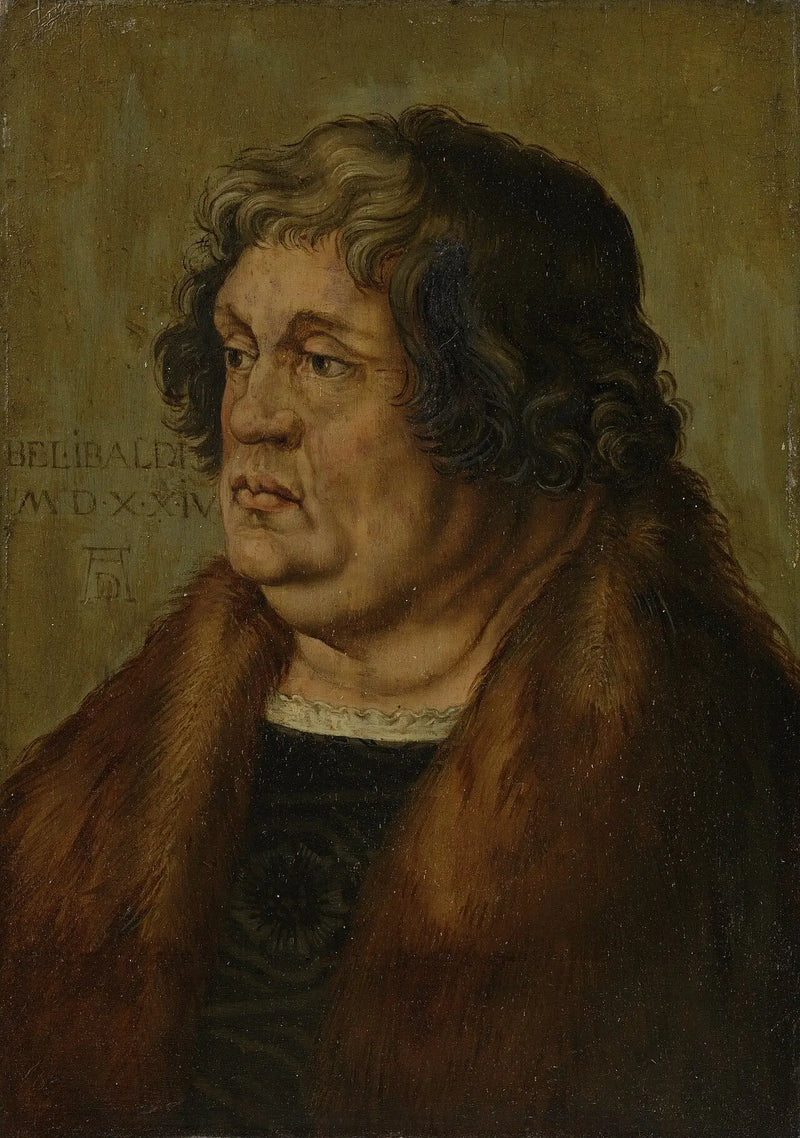 Portret Willibalda Pirckheimera - Albrecht Dürer