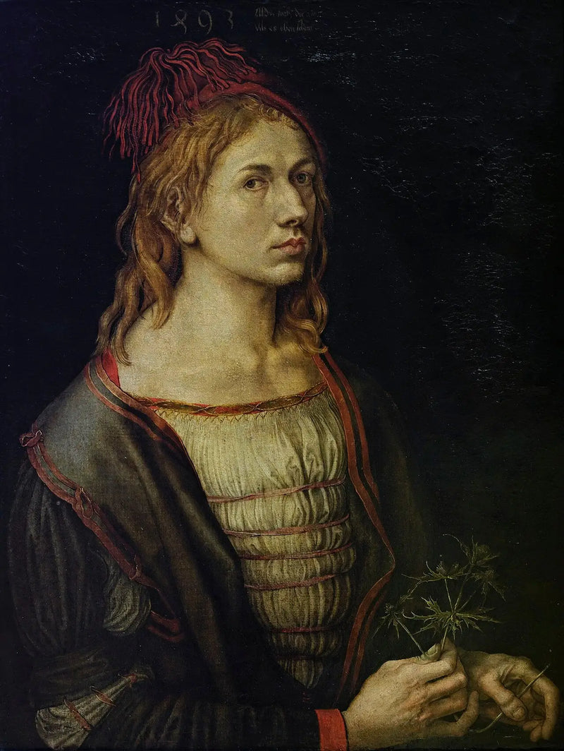 Portret artysty lokatora z chardonem - Albrecht Dürer