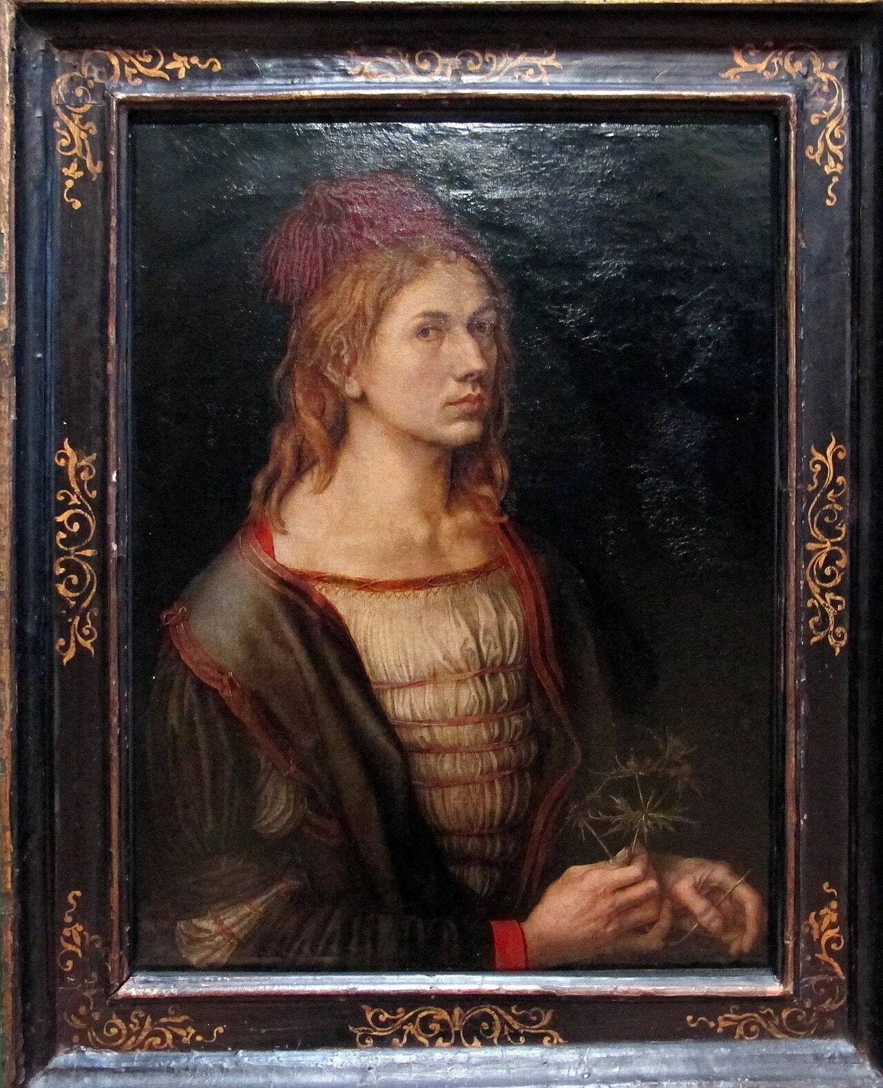 Portret artysty lokatora z chardonem - Albrecht Dürer