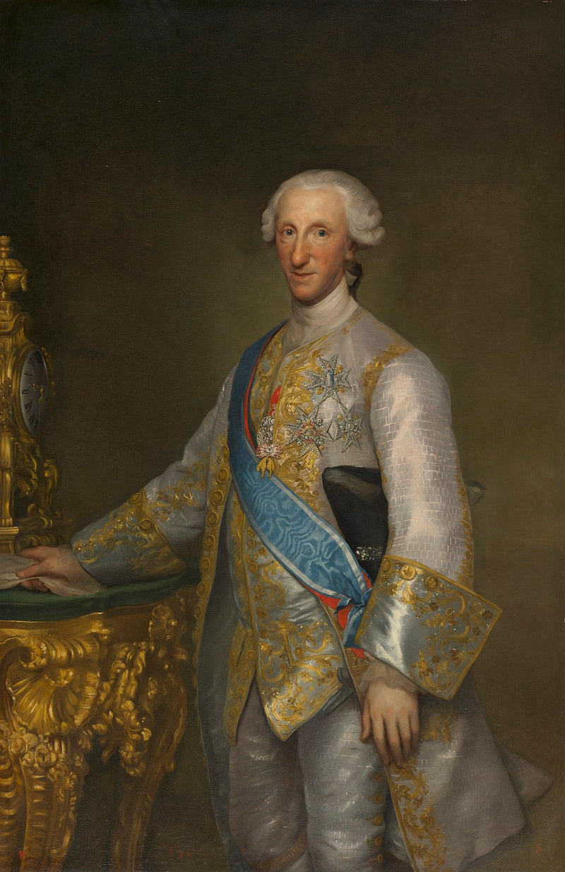 Portret młodego księcia Don Luisa de Bourbon - Anton Raphael Mengs