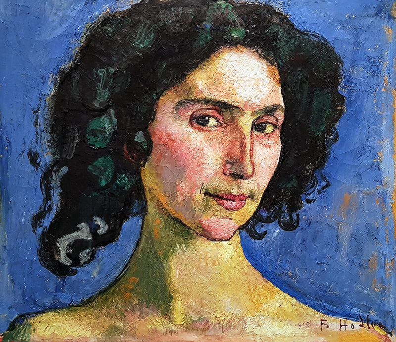 Portret tancerki Giulia Leonardi - Ferdinand Hodler
