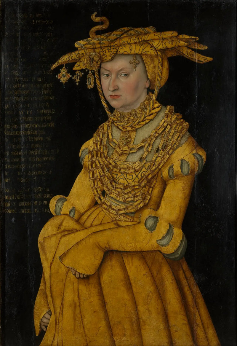 Portret księżnej Katarzyny z Saksonii - Lucas Cranach Starszy