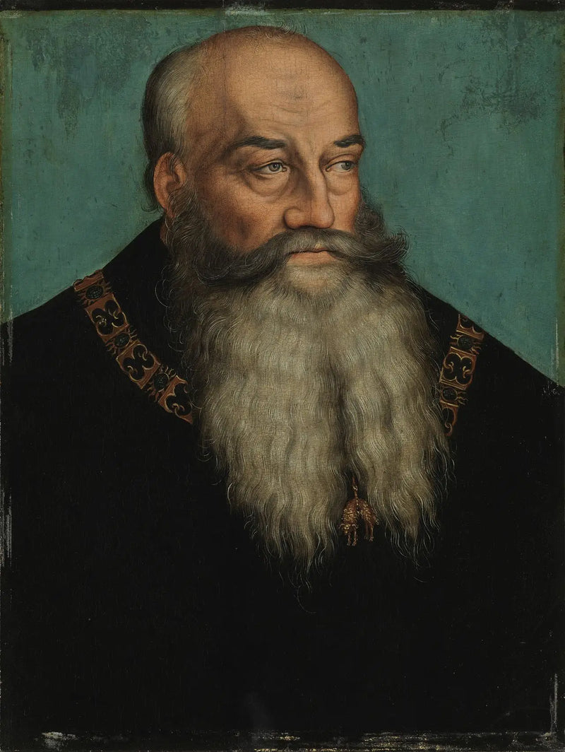 Portret księcia Jerzego Saksońskiego, zwany Jerzym Brodatym - Lucas Cranach Starszy