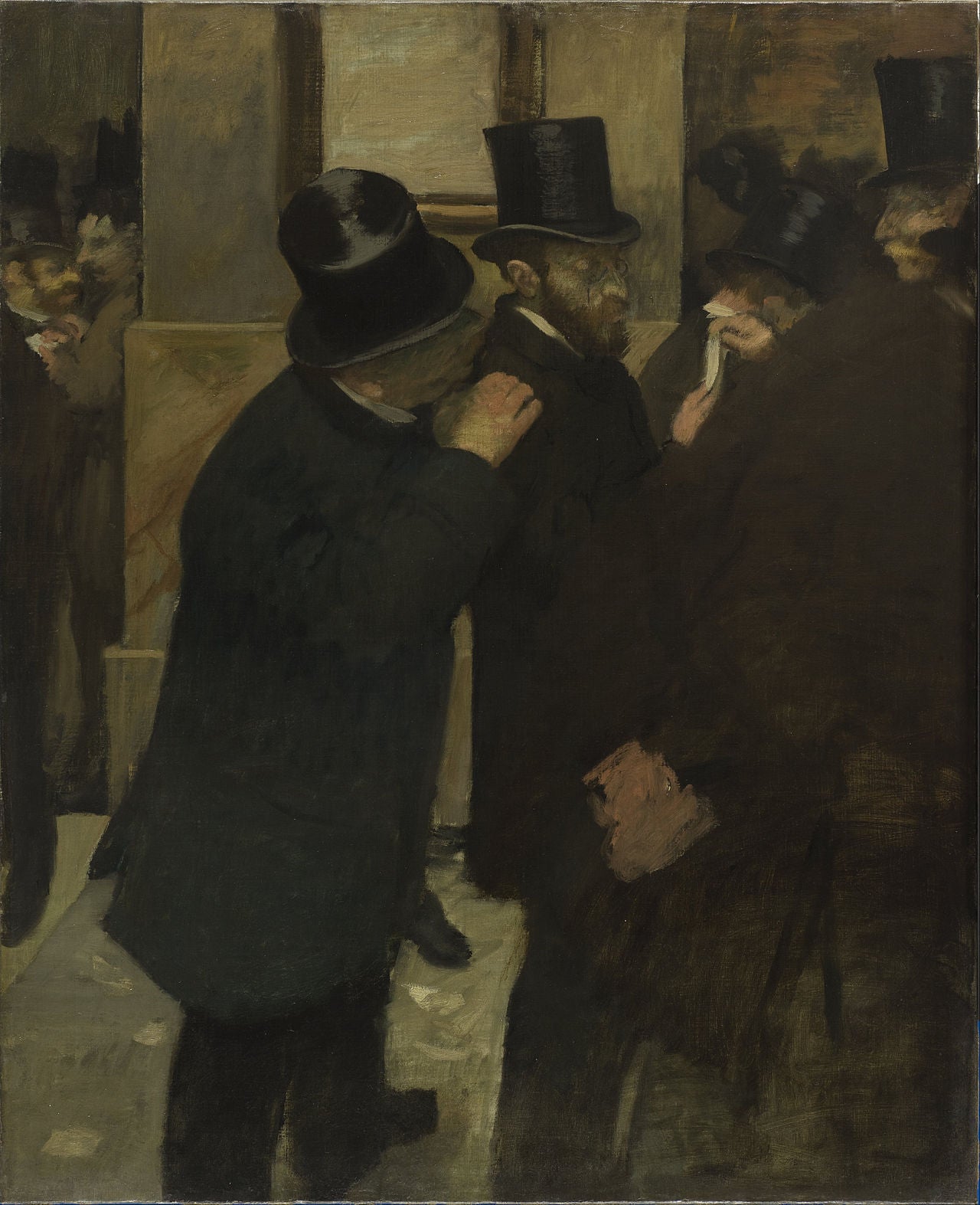 Portrety na giełdzie - Edgar Degas