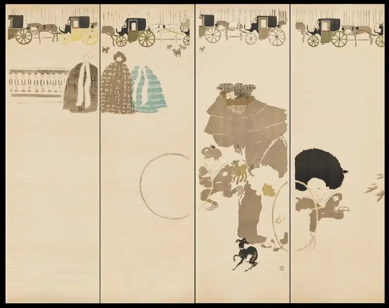 Spacer Nounous, Fryz Fiakra - Pierre Bonnard