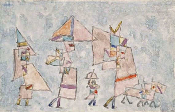 Spacer na Wschodzie (Spazier Gang im Orient) - Paul Klee