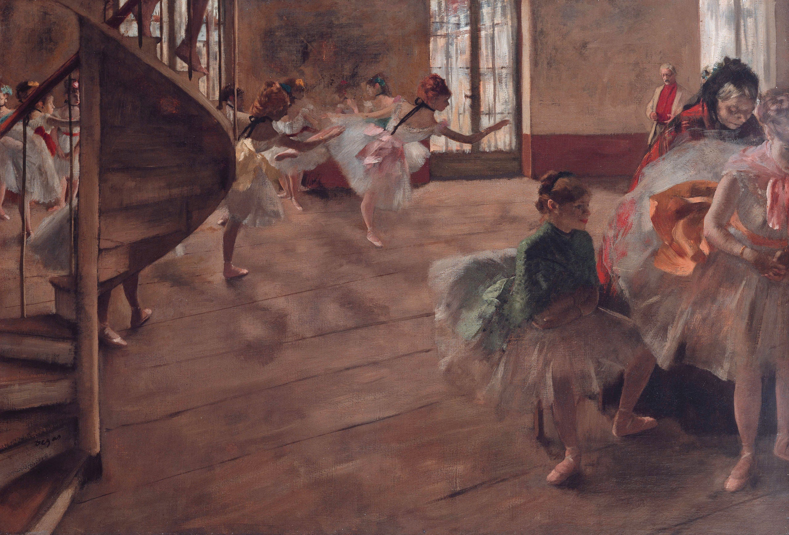Powtórzenie baletu - Edgar Degas