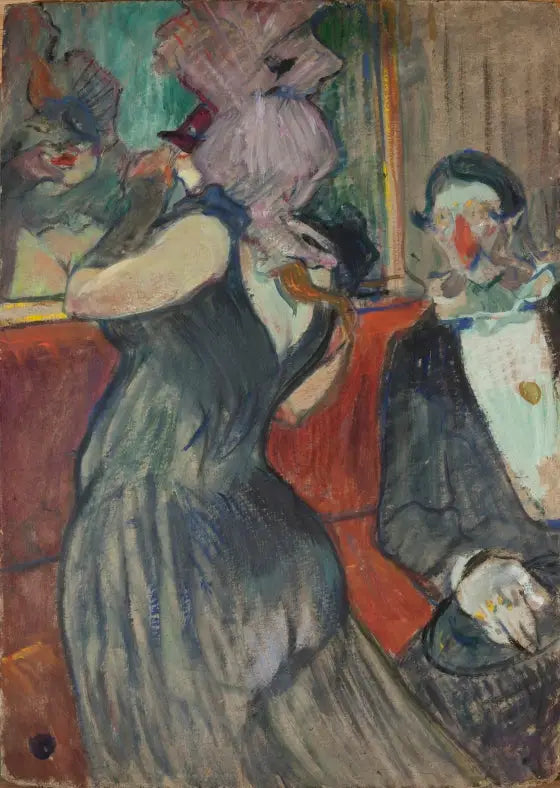 Repozy podczas balu maskowego - Henri de Toulouse-Lautrec