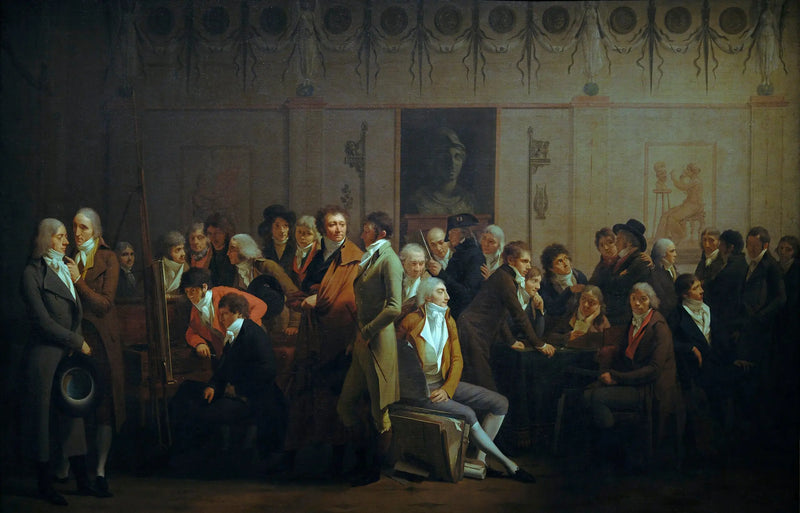 Zebranie artystów w pracowni Isabey - Louis-Léopold Boilly