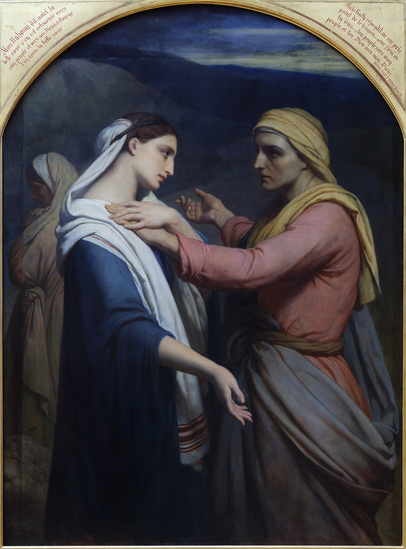 Ruth i Noémi, 1855 - Ary Scheffer