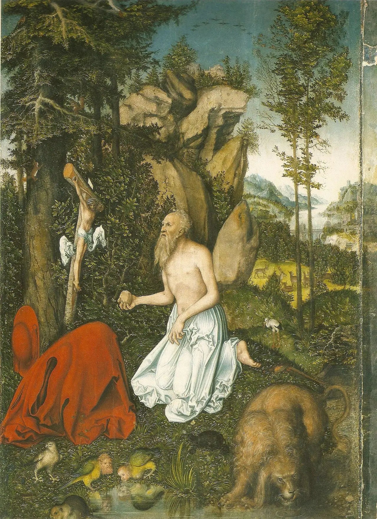 Saint-Jérôme - Lucas Cranach the Elder - Alpha Reproduction