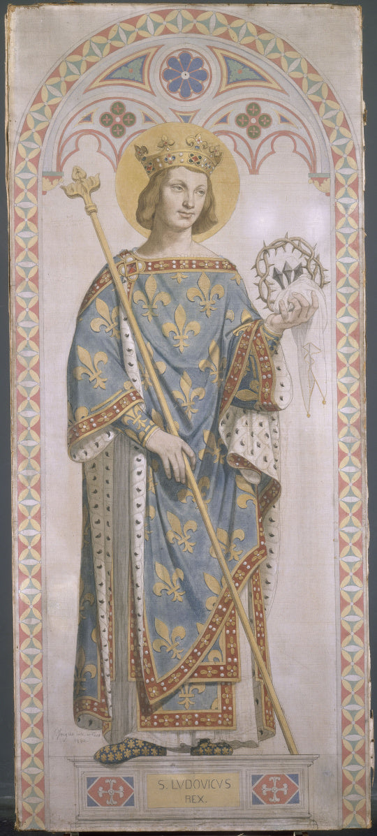 Święty Ludwik, król Francji - Jean-Auguste-Dominique Ingres