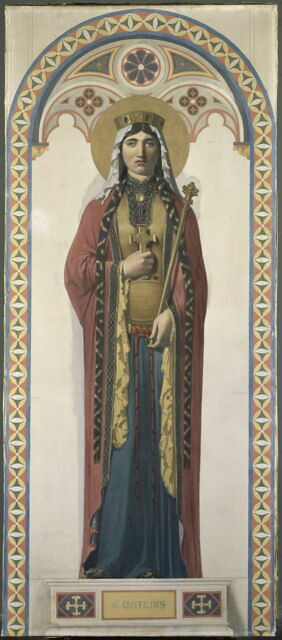 Święta Klotylda, żona Chlodwiga - Jean-Auguste-Dominique Ingres