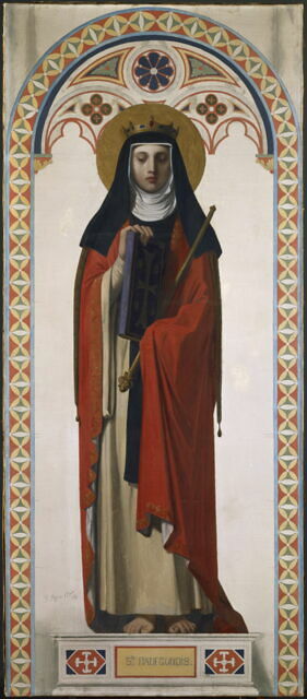Święta Radegonda z Poitiers - Jean-Auguste-Dominique Ingres
