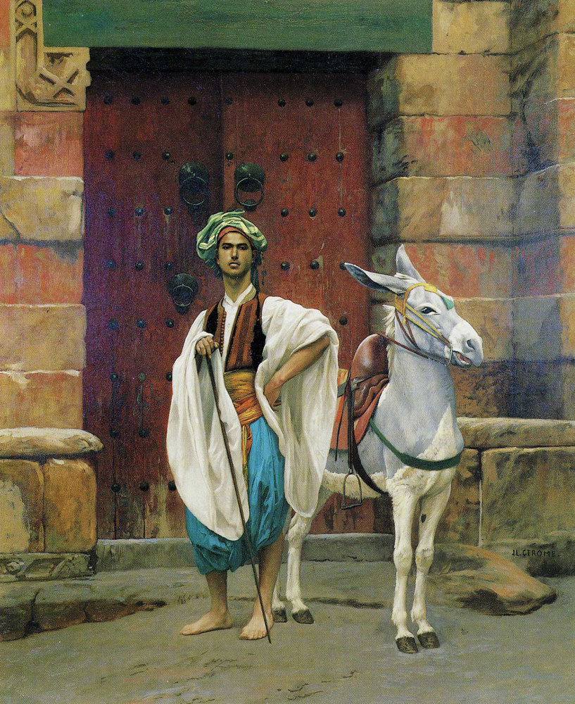 Saïs i jej osioł - Jean-Léon Gérôme