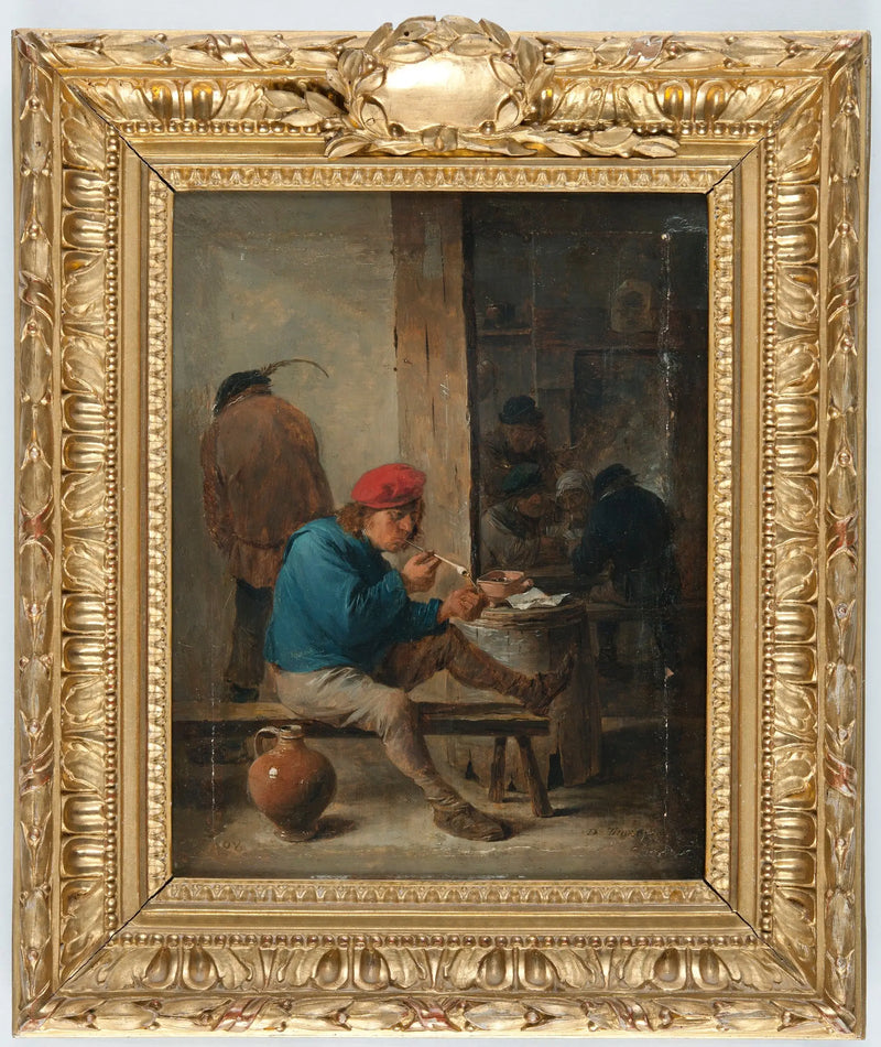 Scena z tawerny z palaczami - David Teniers Młodszy