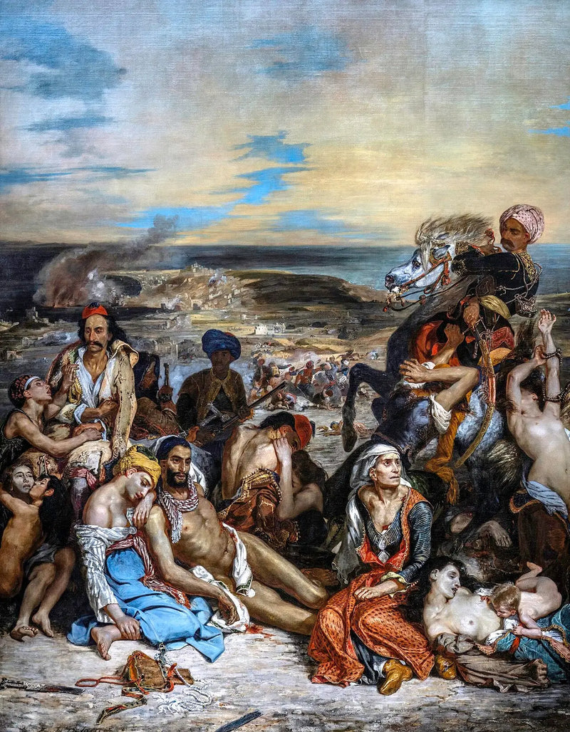 Sceny rzezi w Scio - Eugène Delacroix