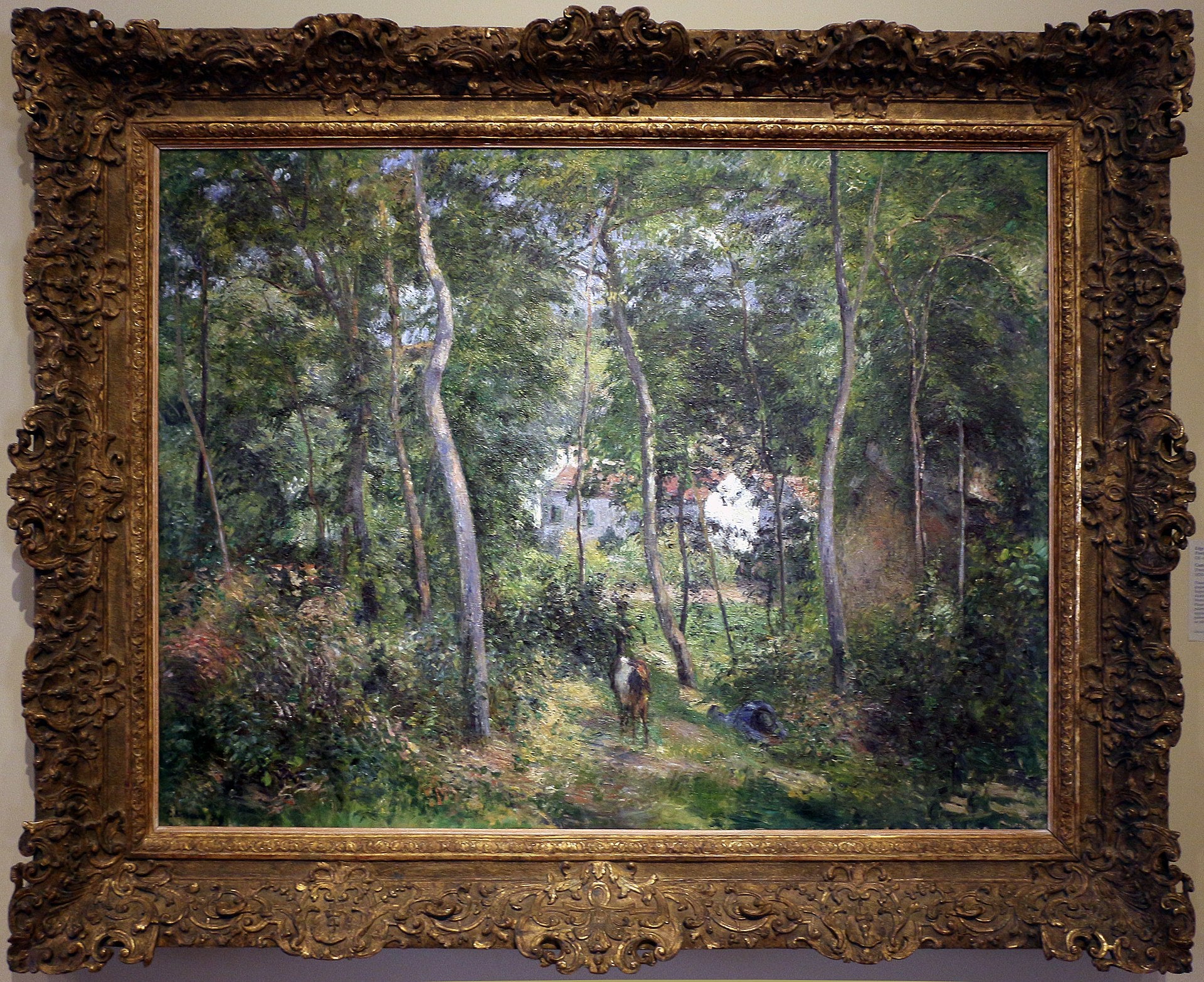 Leśne dno w Hermitage, Pontoise / Dno Hermitage - Camille Pissarro
