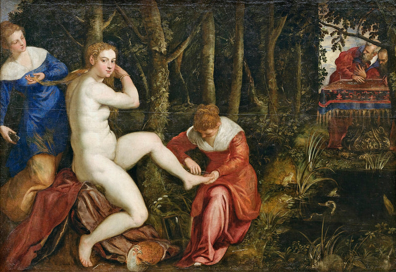 Suzanne w kąpieli - Jacopo Tintoretto