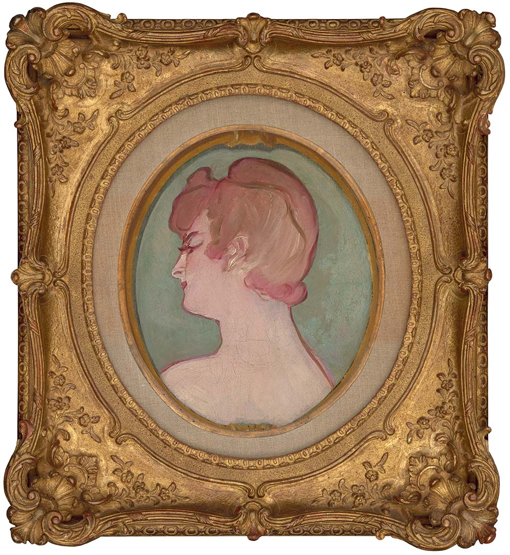 Głowa dziewczyny - Henri de Toulouse-Lautrec