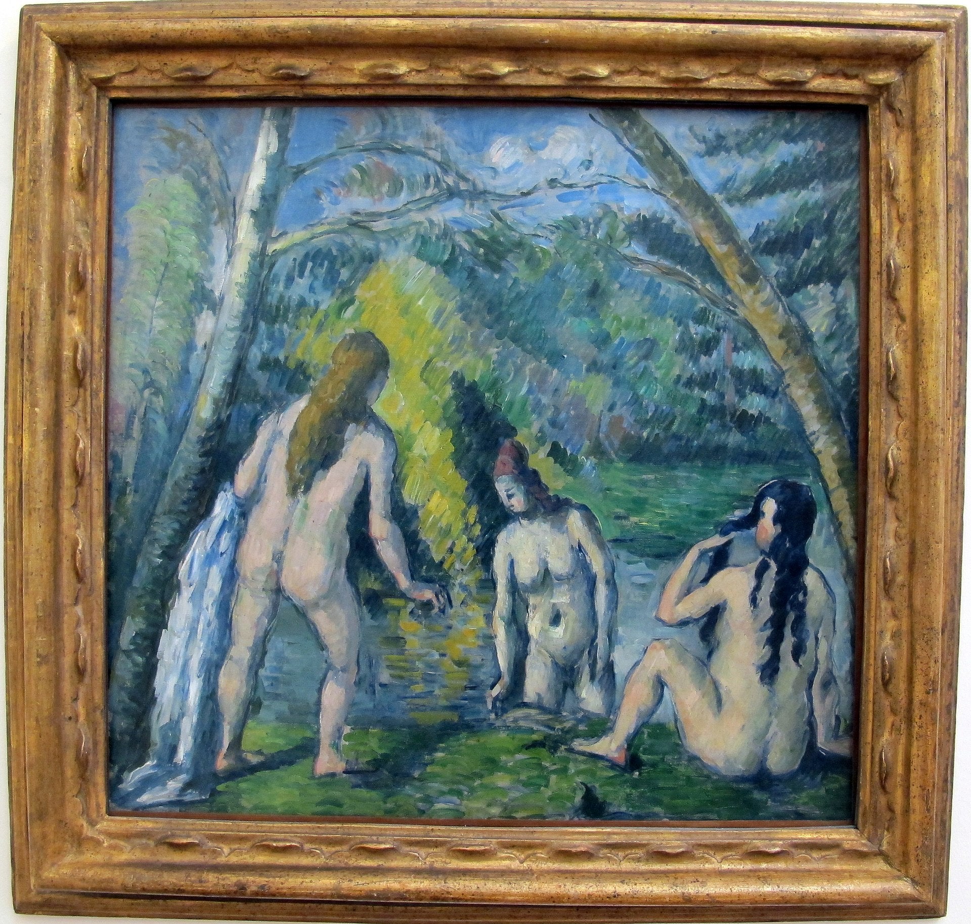 Trzy kąpiące się - Paul Cézanne