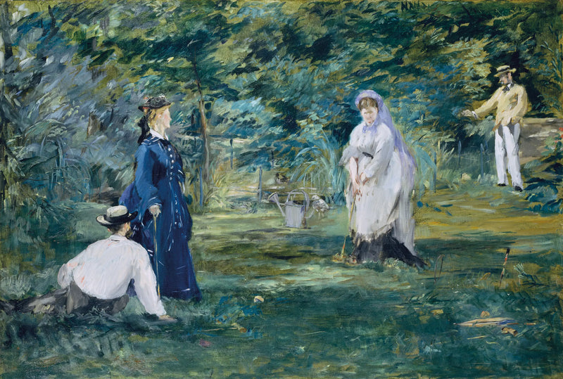 Część croquet - Édouard Manet