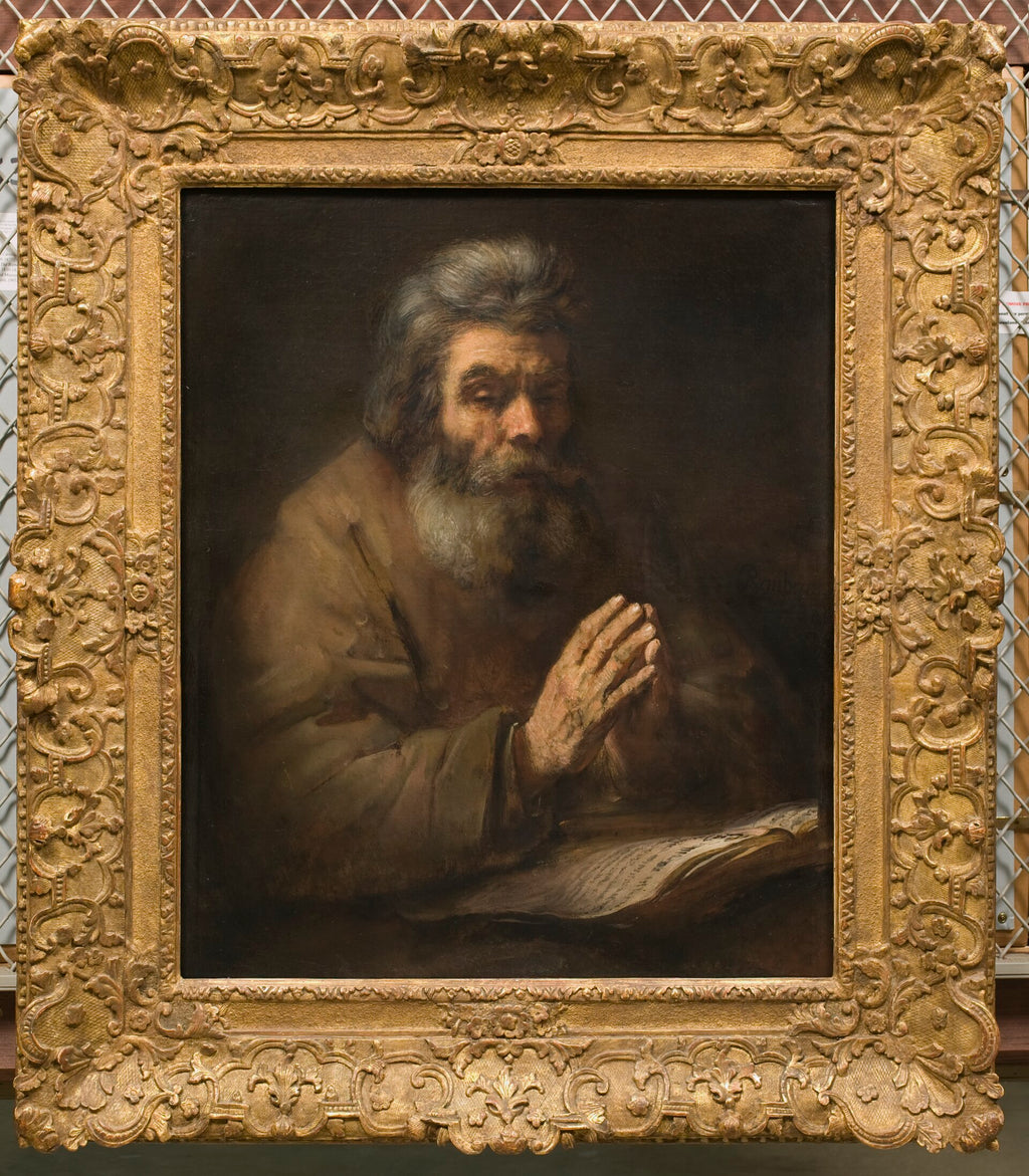 Stary mężczyzna na modlitwie - Rembrandt