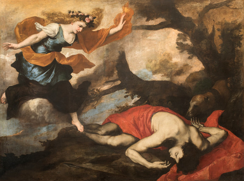 Wenus i Adonis - Jusepe de Ribera