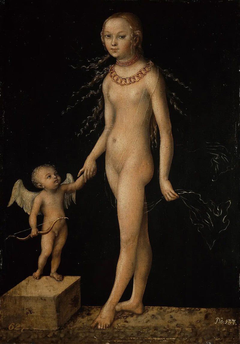 Wenus i Kupidyn - Lucas Cranach Starszy