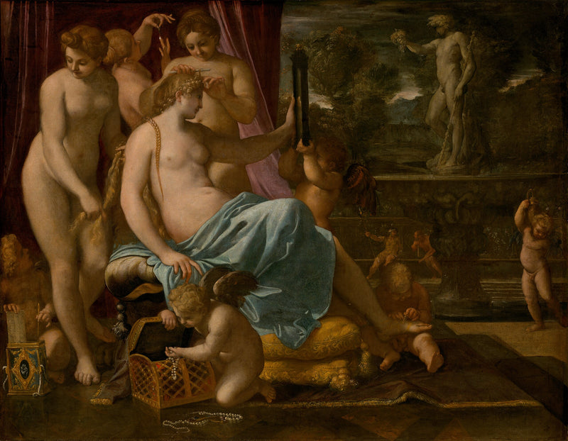 Wenus ozdobiona przez Gracje - Annibale Carracci