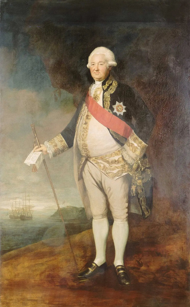 Wiceadmirał Sir Edward Hughes, około 1720 - 1794 - Joshua Reynolds