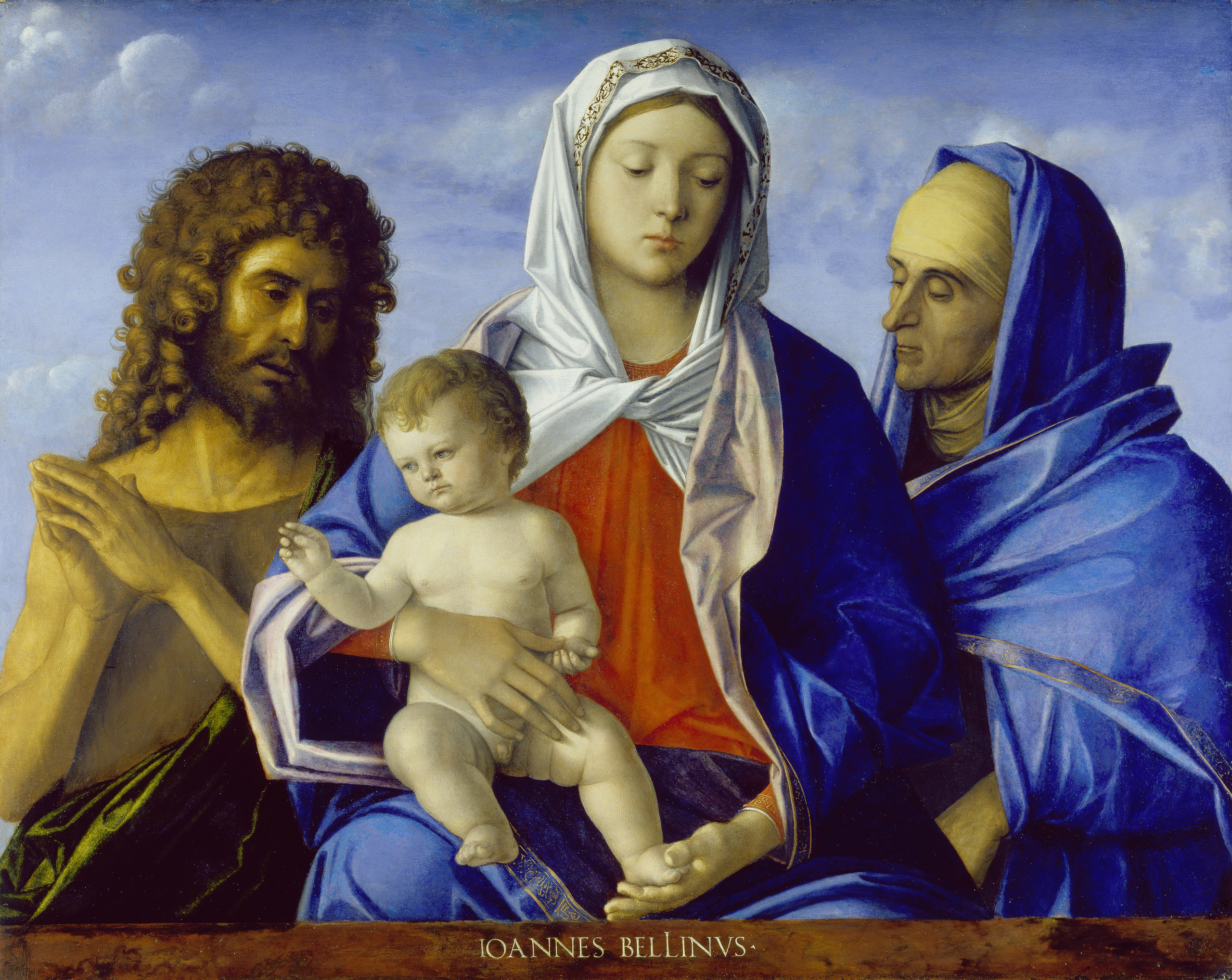 Vierge à l’Enfant avec Saint Jean le Baptiste et Elisabeth - Giovanni Bellini - Alpha Reproduction