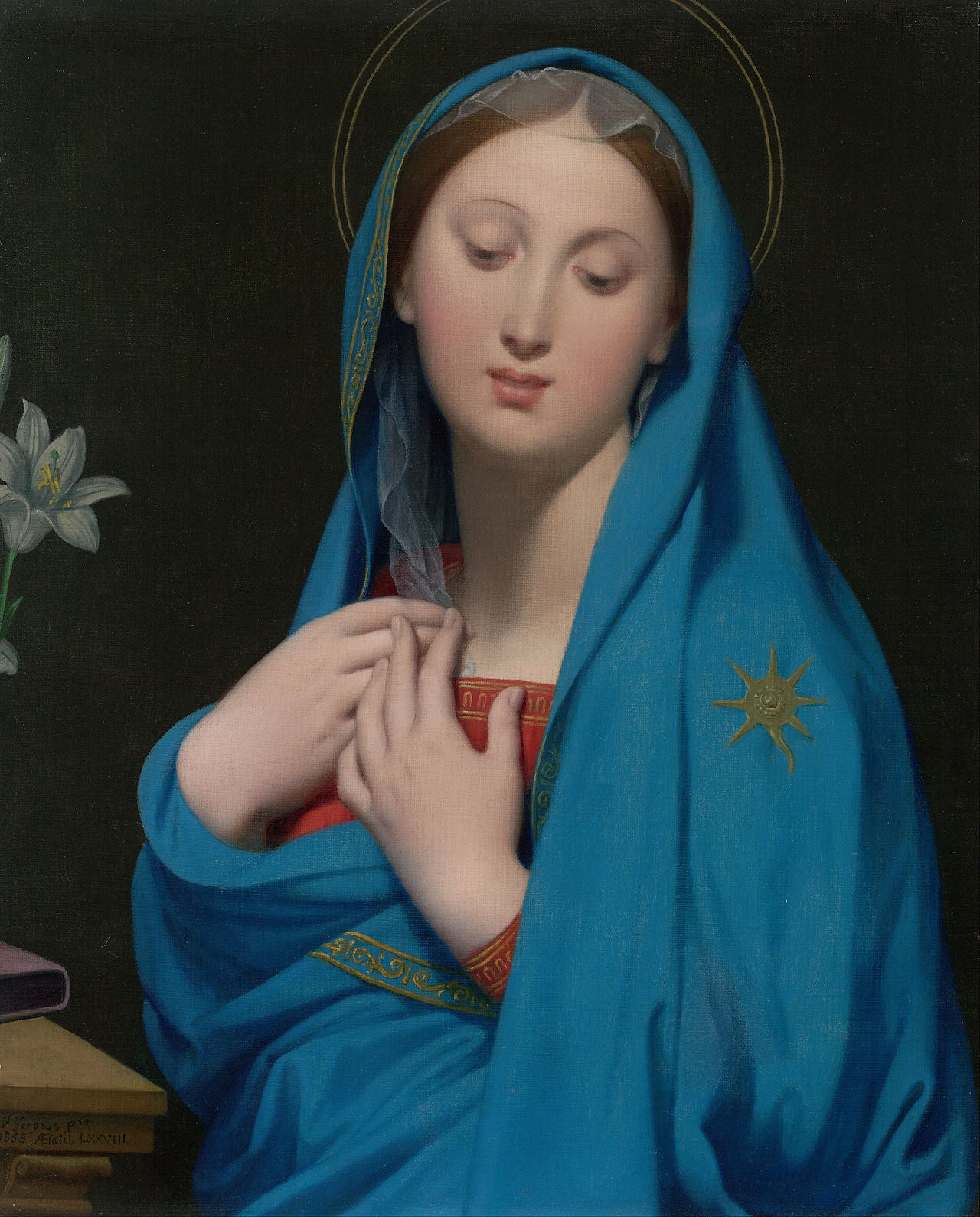 Dziewica Adopcyjna - Jean-Auguste-Dominique Ingres