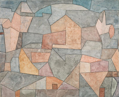 Wieś wśród skał (Ort in Felsen) - Paul Klee