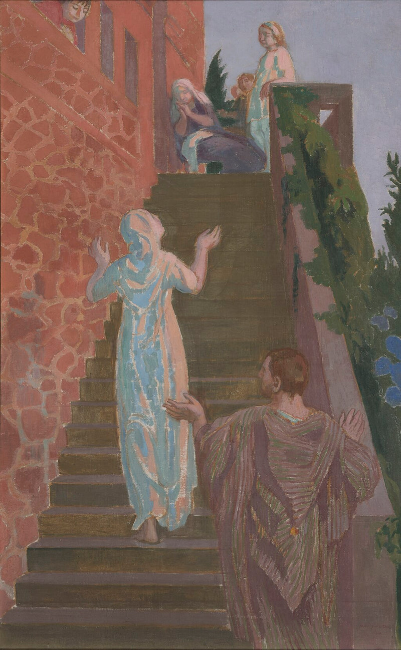 Wizytacja na schodach Silencio - Maurice Denis