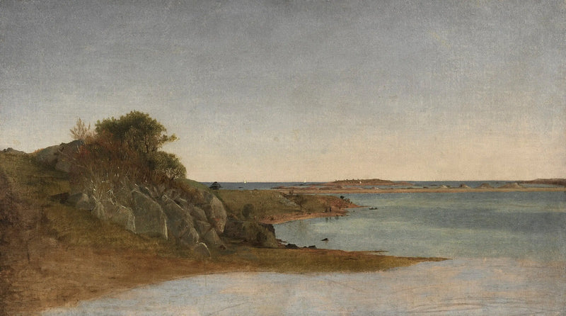 Widok w pobliżu Newport - John Frederick Kensett