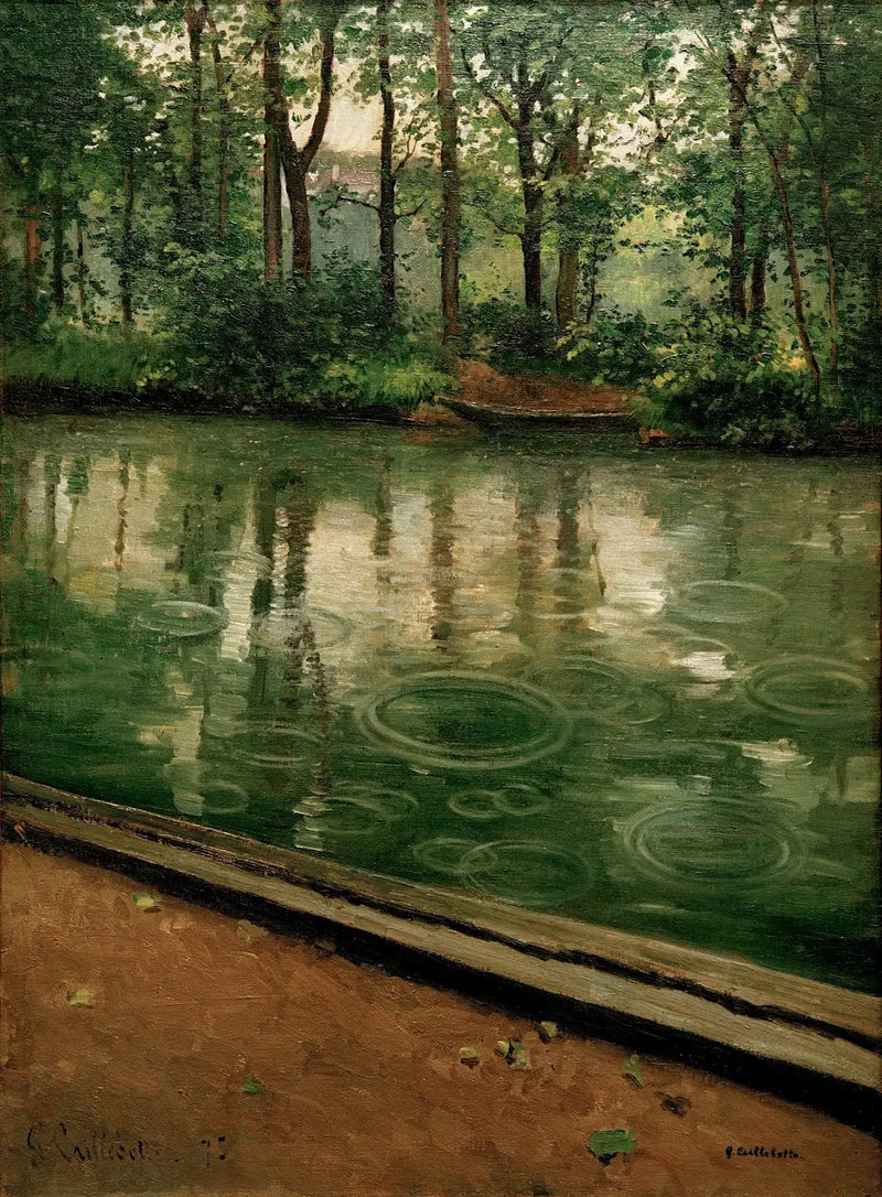 Yerres, Efekt deszczu - Gustave Caillebotte