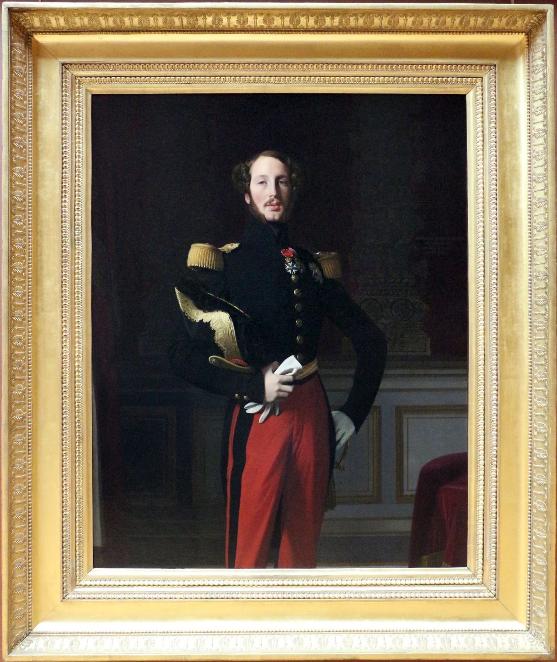 portret Ferdynanda-Filipa, księcia Orleanu - Jean-Auguste-Dominique Ingres