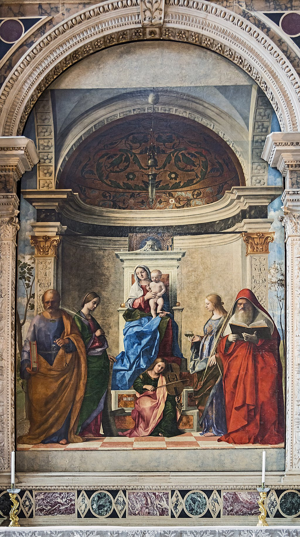 retable de San Zaccaria - Giovanni Bellini - Alpha Reproduction