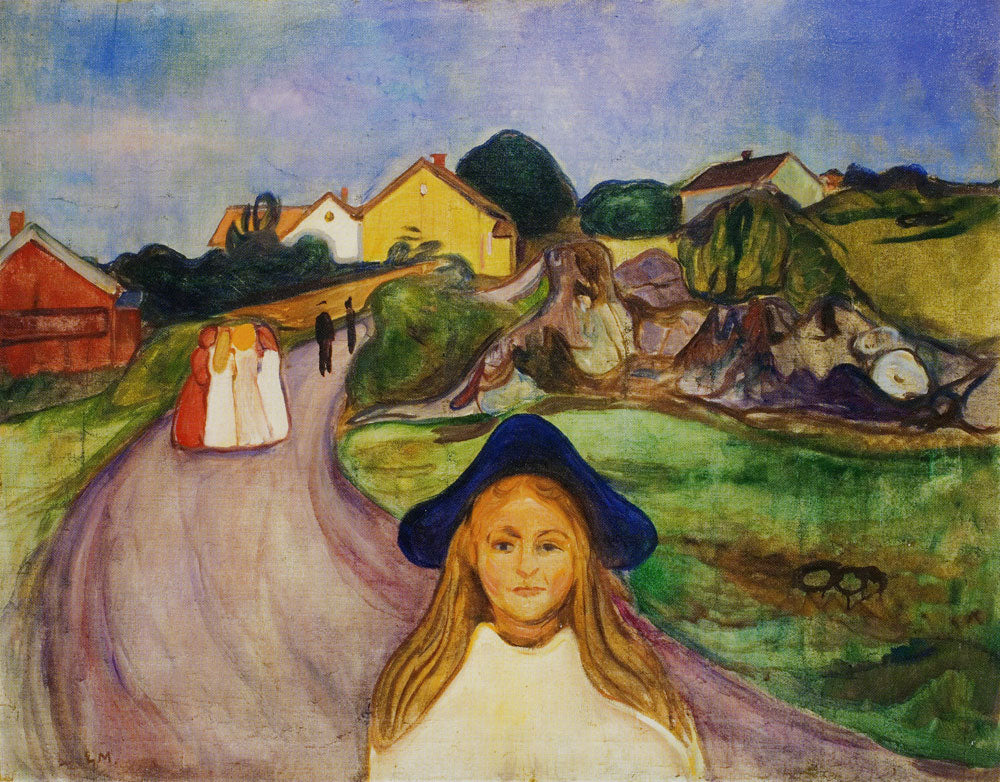 ulica Åsgårdstrand - Edvard Munch