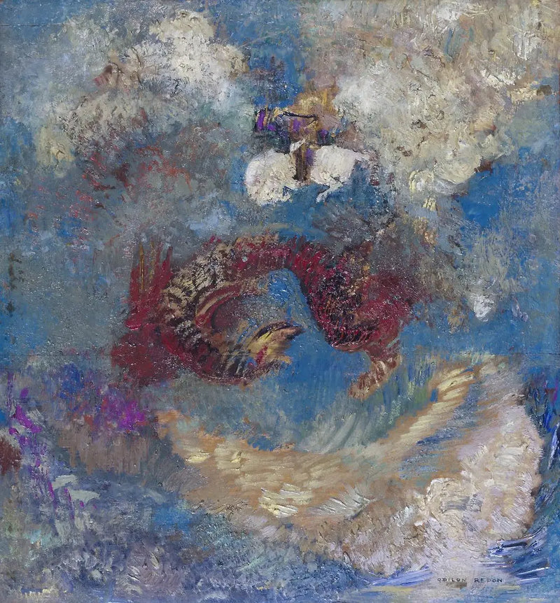 Święty Jerzy i smok - Odilon Redon