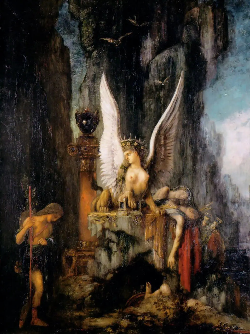 Oedipus w podróży - Gustave Moreau