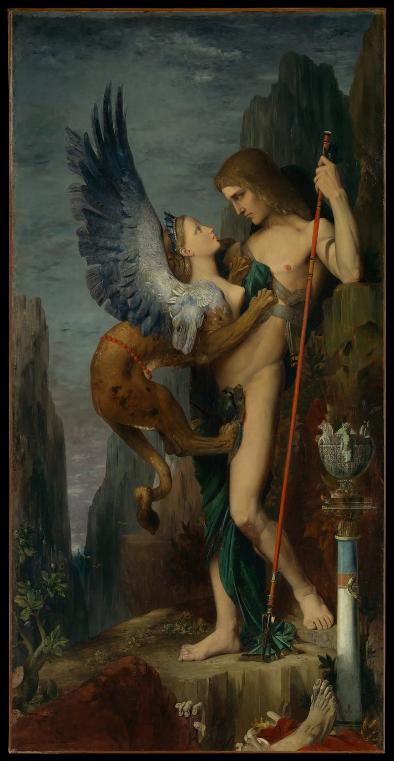 Oedip i Sfinks - Gustave Moreau