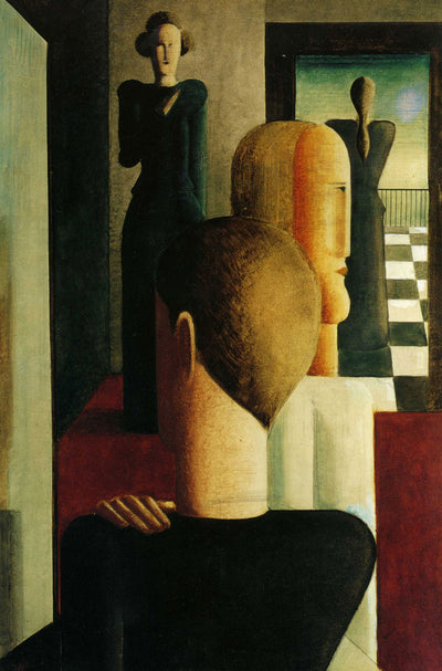 Quatre figures dans l'espace (Romain) - Oskar Schlemmer