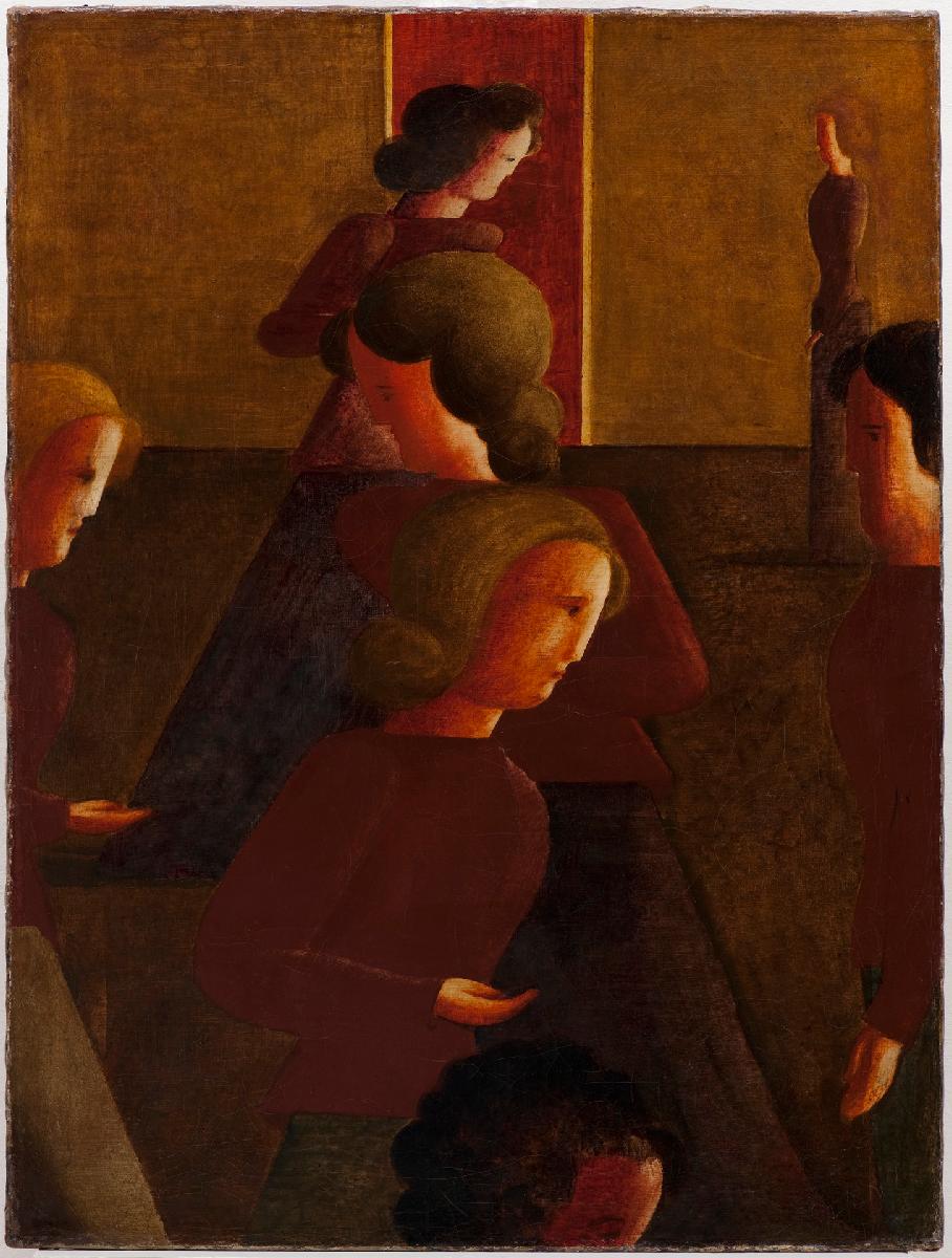 Face à face dans l'espace - Oskar Schlemmer